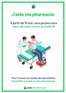 Vaccin COVID 75 ans (blanc)